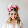 spring statement flower crown colourful races statement flower crown spring racing flower headband fascinator